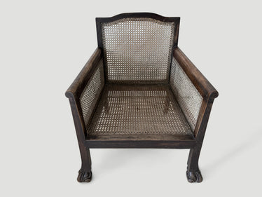Antique Colonial Low Chair