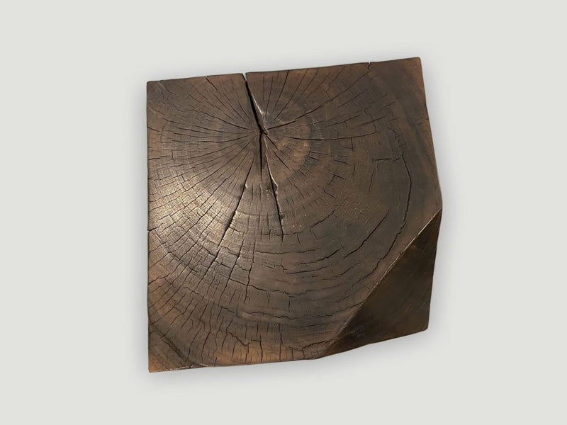 Single Charred Side Table