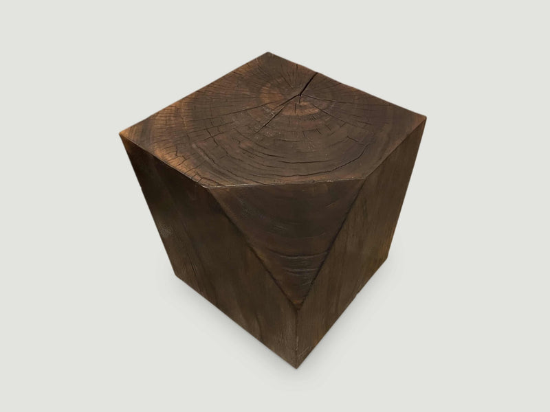 Single Charred Side Table