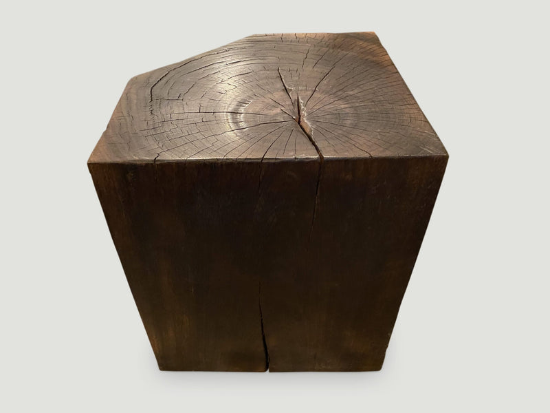 Single Charred Side Table