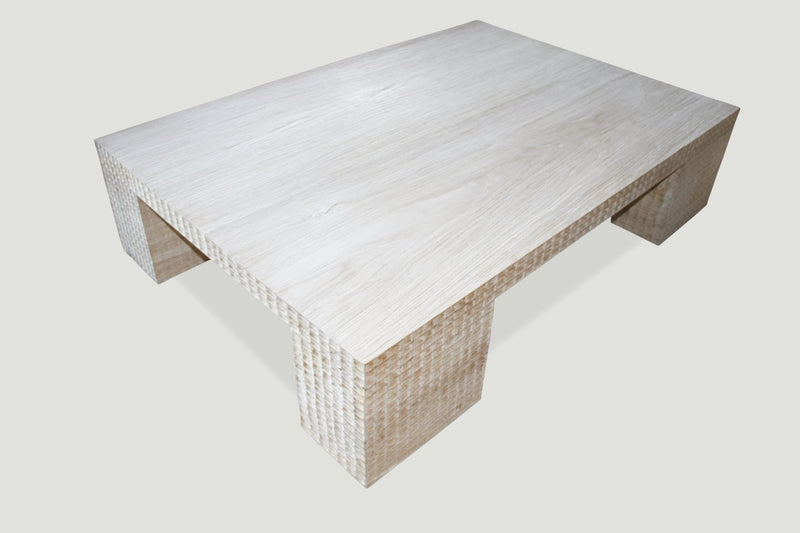Hand Carved St. Barts Coffee Table
