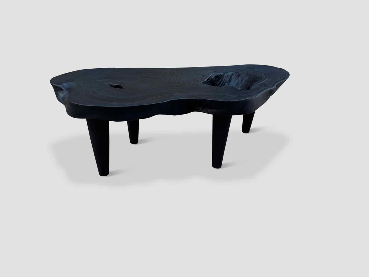 Minimalist Charred Coffee Table