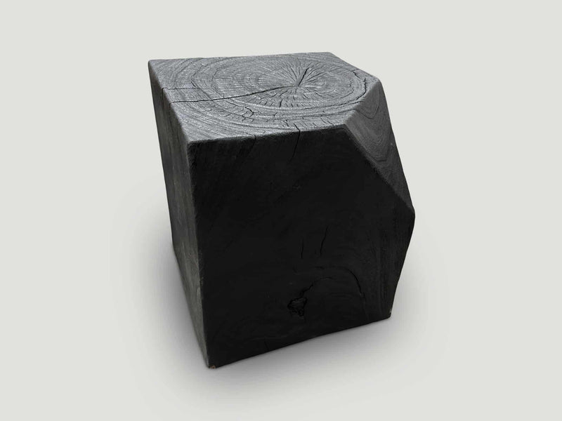 Modular Charred Side Table