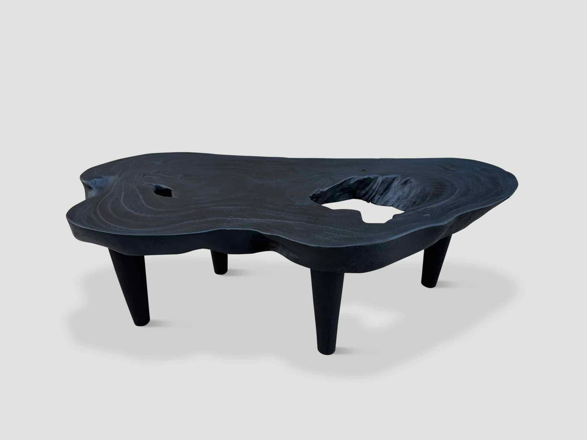 Minimalist Charred Coffee Table