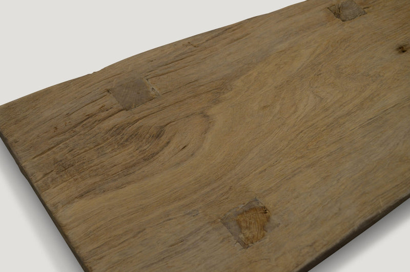 Bleached Teak Wood Side Table / Coffee Table / Or Bench