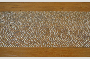 Shell Inlay Teak Dining Table