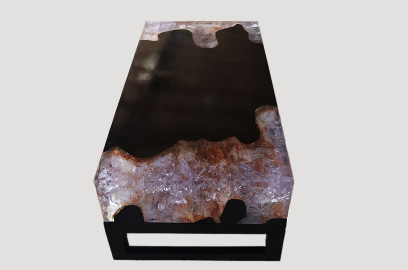 Cracked Resin Coffee Table