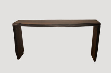 Single Burnt Teak Console