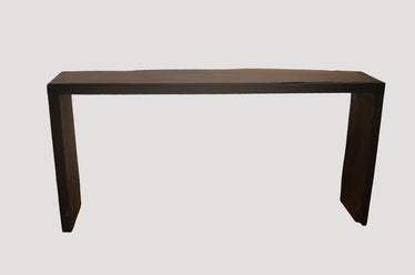 Single Burnt Teak Console