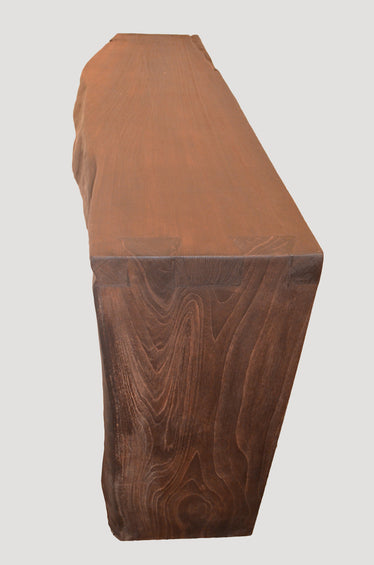 Single Burnt Teak Console