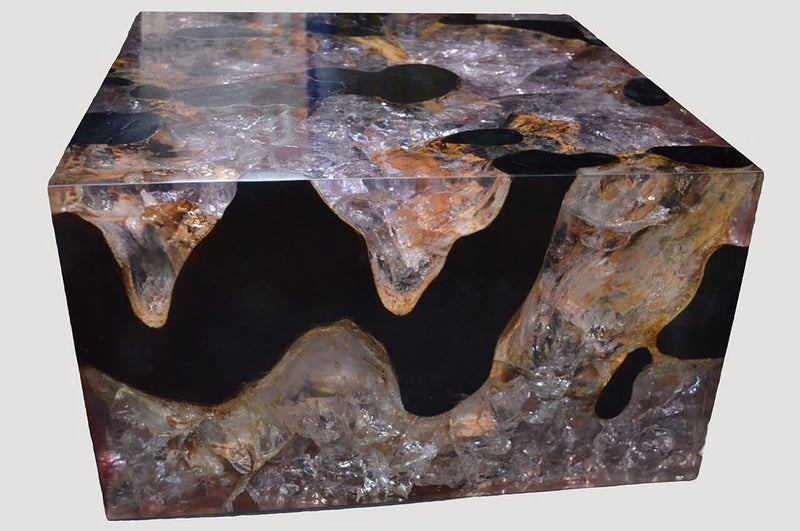 Cracked Resin Coffee Table
