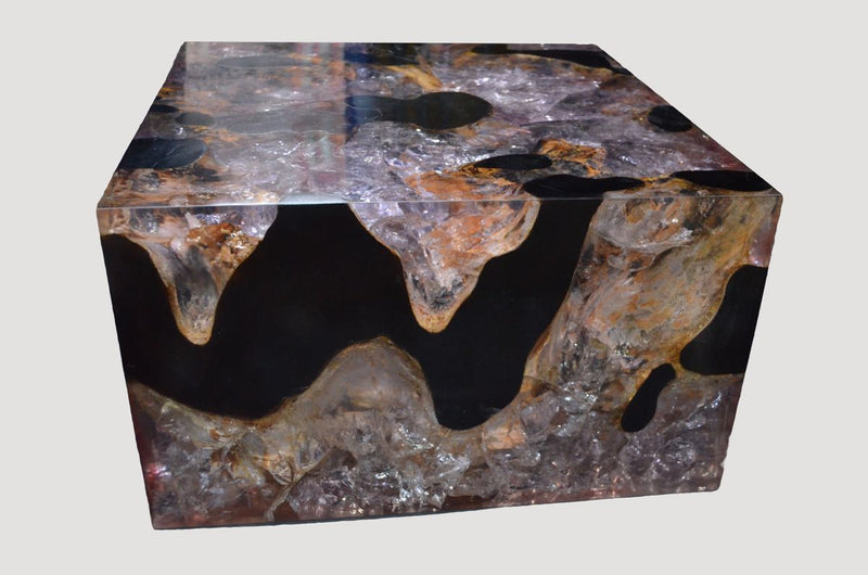 Cracked Resin Coffee Table