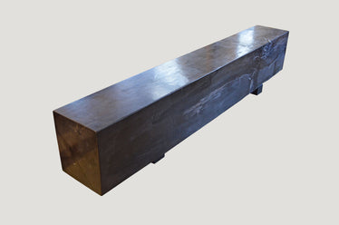Petrified Wood Log Bench