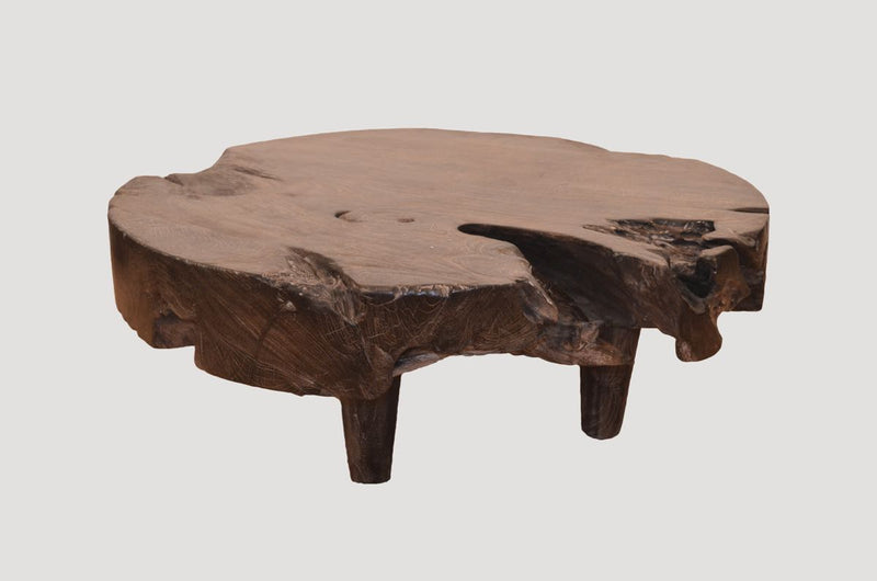Single Burnt Coffee Table