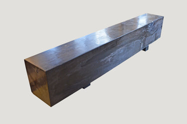 Petrified Wood Log Bench