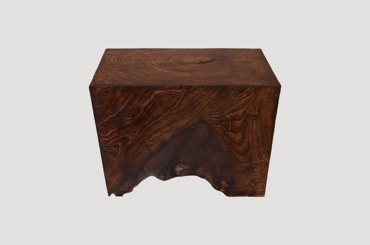 Minimalist Single Charred Side Table