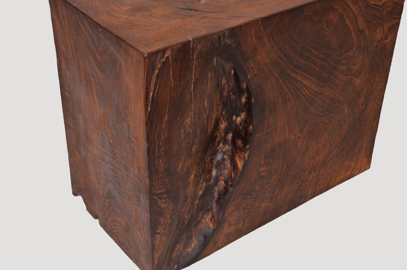 Minimalist Single Charred Side Table