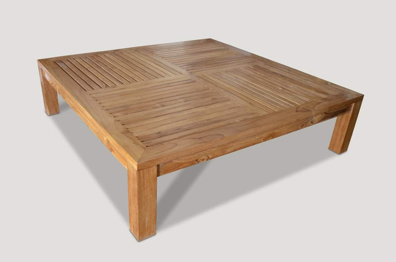 Slatted Teak Coffee Table