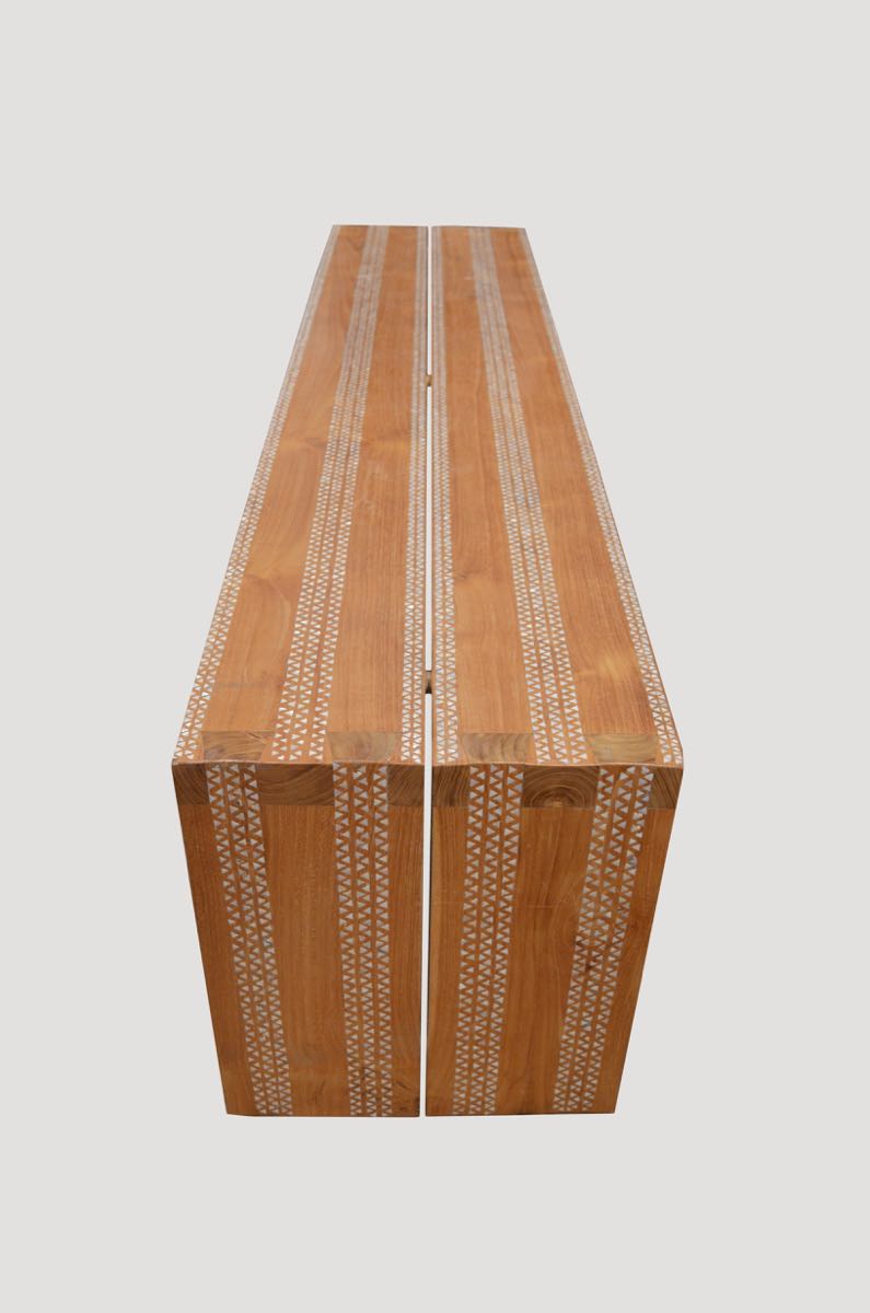 Shell Inlay Bench