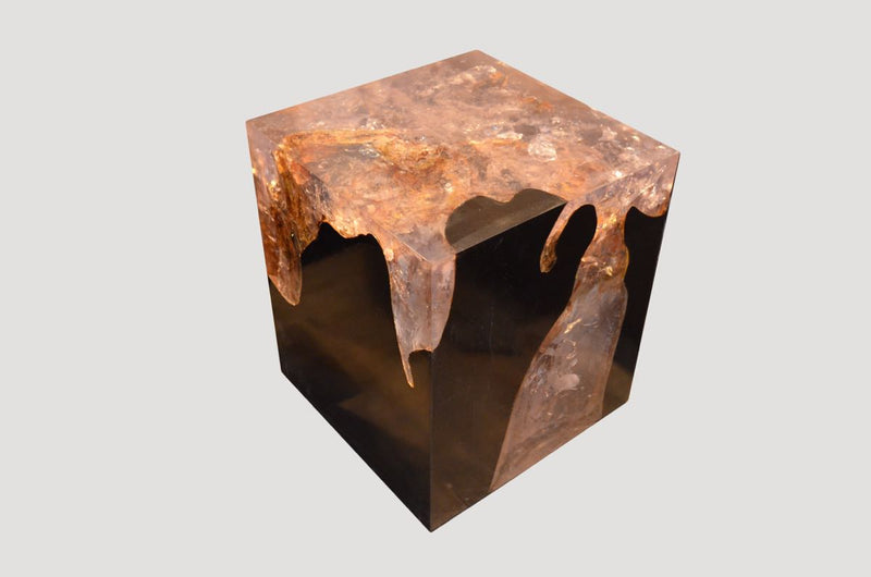 Cracked Resin Cocktail Table