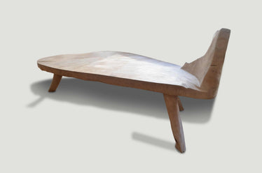 Hand Carved Teak Bench or Coffee table