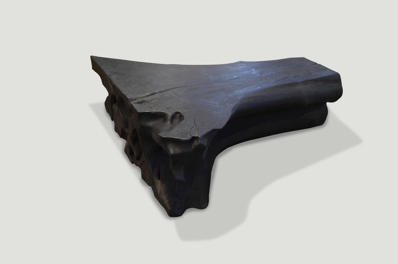 Triple Burnt Teak Coffee Table