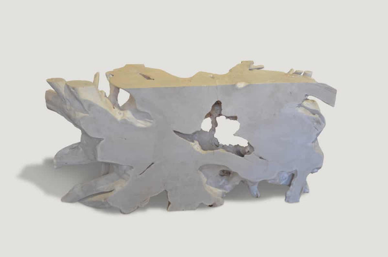 Bleached Teak Console