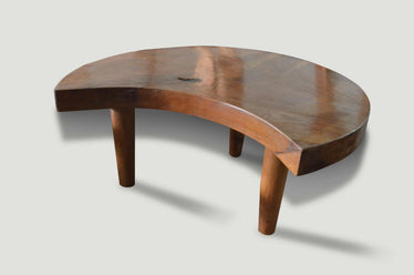 Mid Century Style Organic Teak Coffee Table