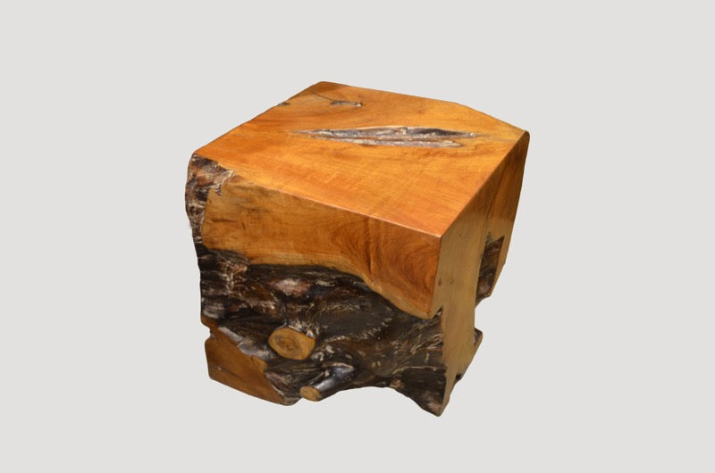 Organic Teak Side Table