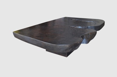 Single Burnt Suar Wood Coffee Table