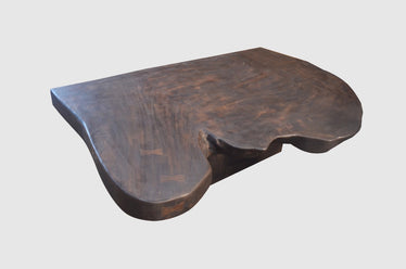 Single Burnt Suar Wood Coffee Table