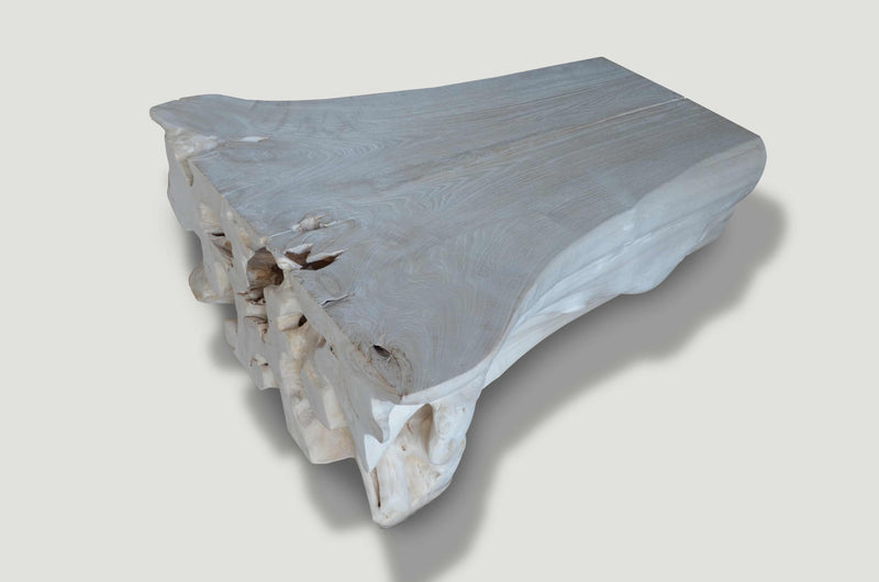 Bleached Teak Coffee Table