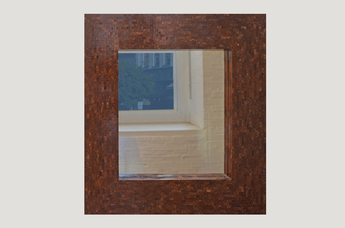 Coconut Shell Mirror