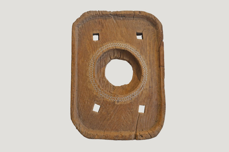 Antique Teak Rice Pounder