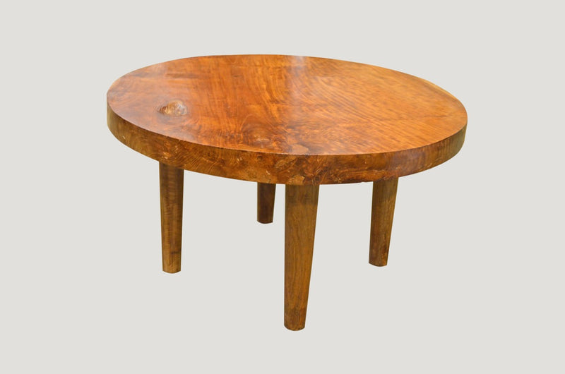 Mid Century Style Organic Teak Coffee/Side Table