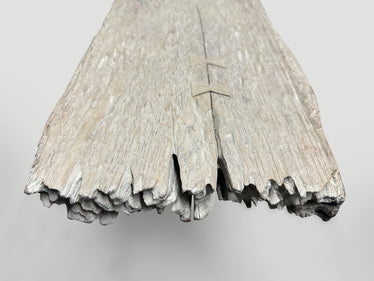 Wood and Granite Bench