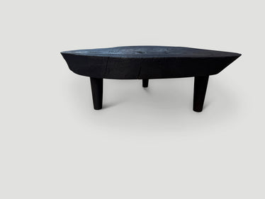 Amorphous Single Slab Mid Century Modern Coffee Table