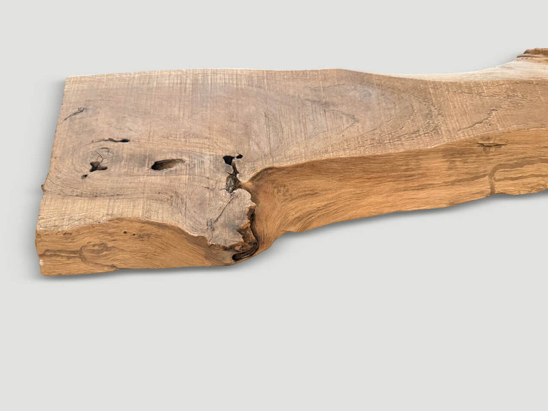 Live Edge Teak Panel