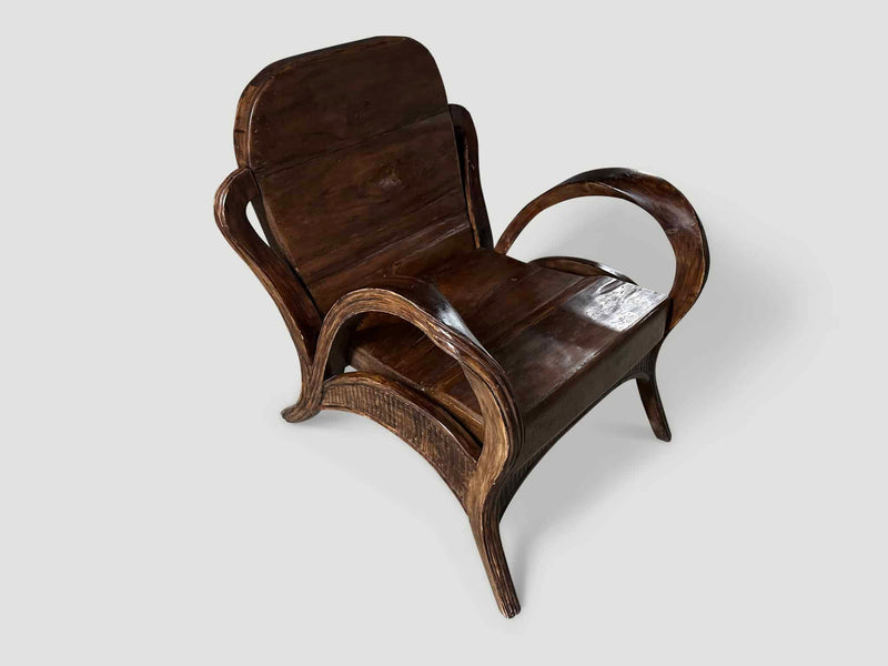 Sculptural Antique Arm Chair