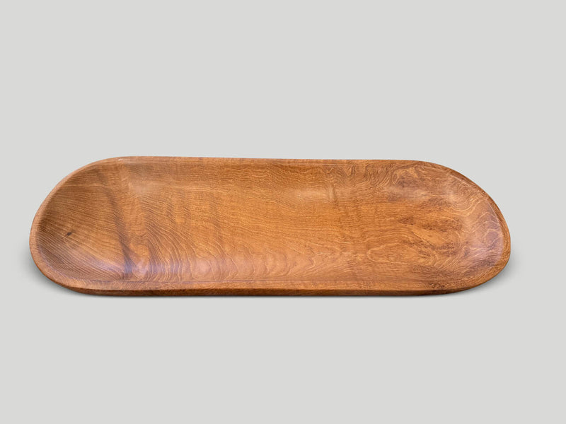 Oval Teak Wood Platter