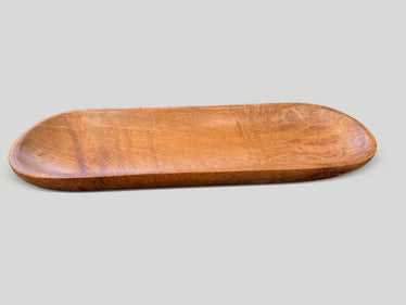 Oval Teak Wood Platter