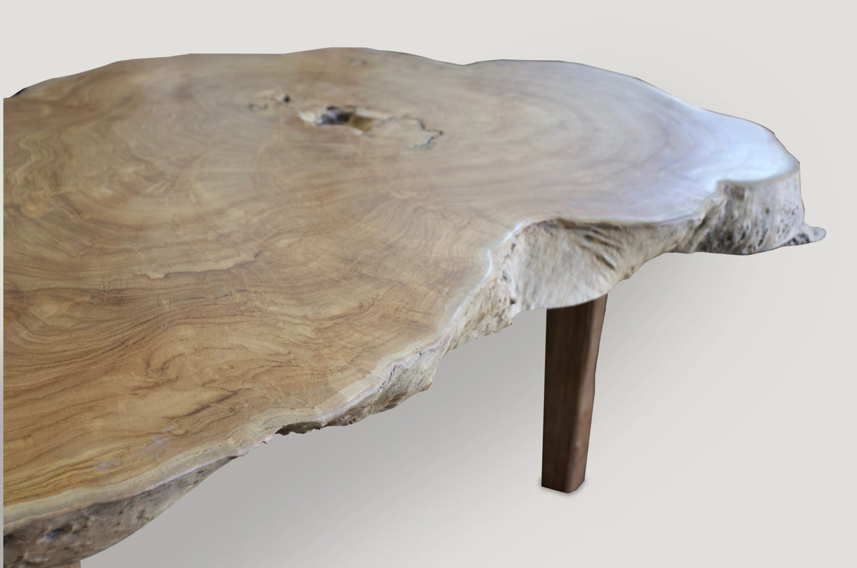 Single Slab Live Edge Coffee Table or Side Table