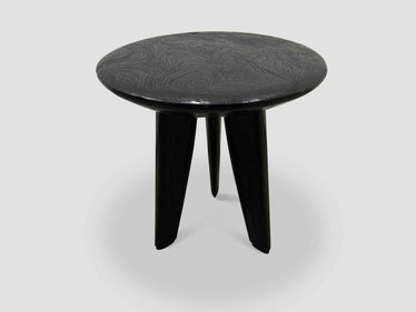 Mid Century Couture Espresso Stained Side Table