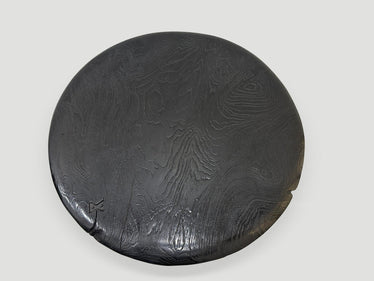 Mid Century Couture Espresso Stained Side Table