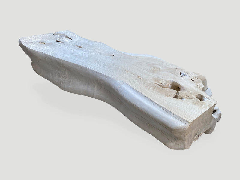 St. Barts Organic Teak Wood Coffee Table or Bench