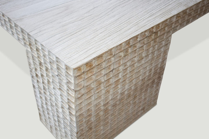 Hand Carved St. Barts Coffee Table