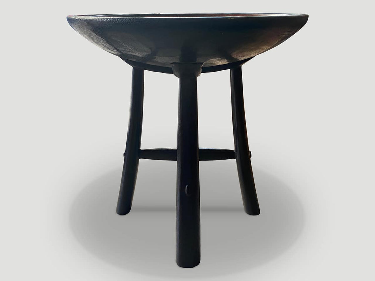 Mid Century Couture Two Tone Side Table