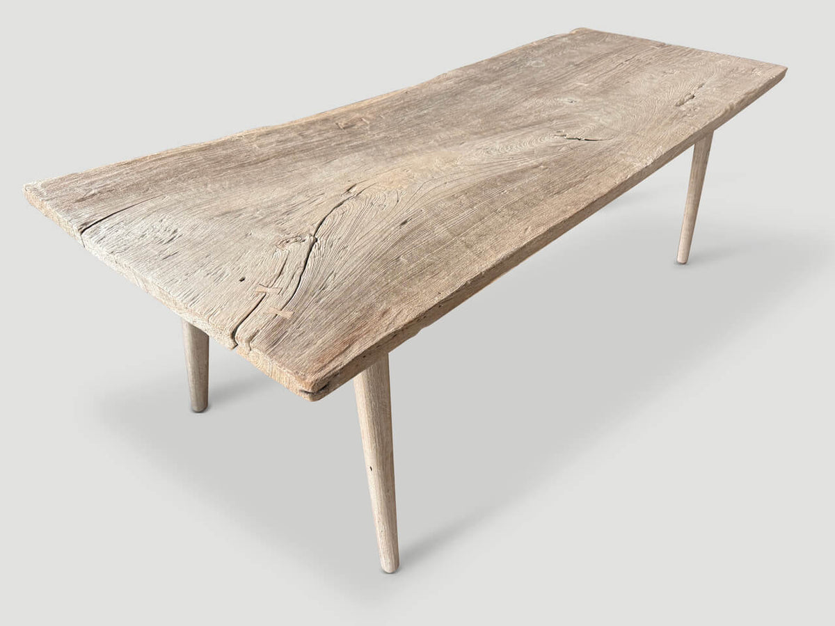 Impressive Single Slab Modern Organic Dining Table