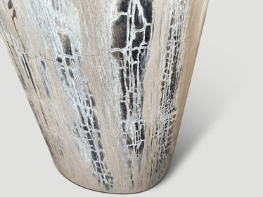 Exquisite High Quality Petrified Wood Side Table or Pedestal