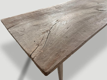 Impressive Single Slab Modern Organic Dining Table